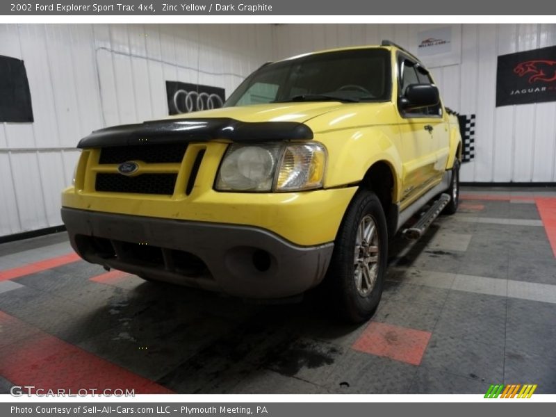 Zinc Yellow / Dark Graphite 2002 Ford Explorer Sport Trac 4x4