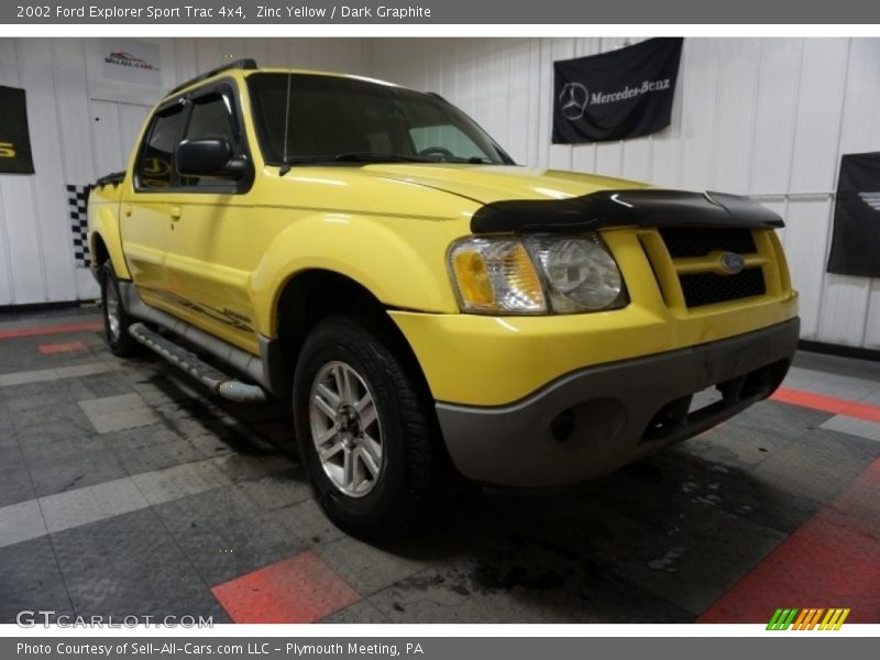 Zinc Yellow / Dark Graphite 2002 Ford Explorer Sport Trac 4x4