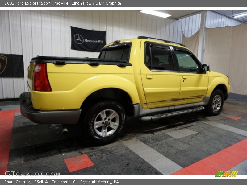 Zinc Yellow / Dark Graphite 2002 Ford Explorer Sport Trac 4x4