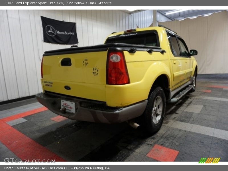 Zinc Yellow / Dark Graphite 2002 Ford Explorer Sport Trac 4x4