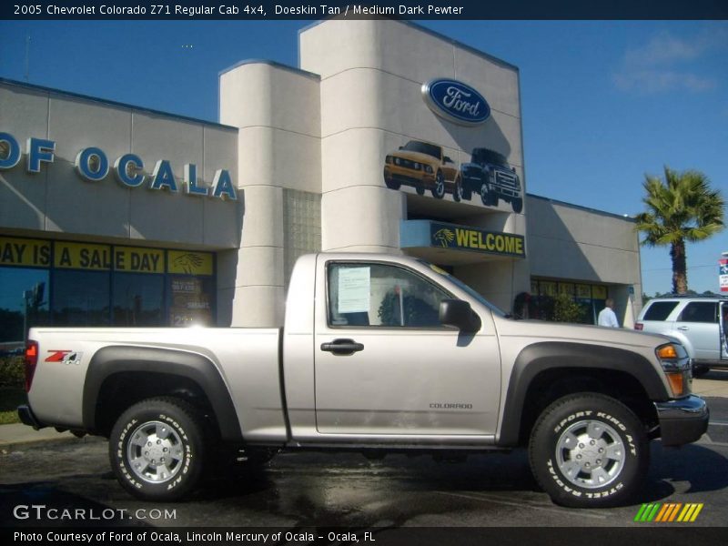 Doeskin Tan / Medium Dark Pewter 2005 Chevrolet Colorado Z71 Regular Cab 4x4