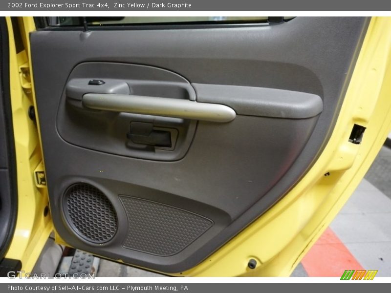 Zinc Yellow / Dark Graphite 2002 Ford Explorer Sport Trac 4x4