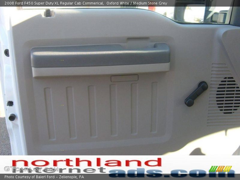 Oxford White / Medium Stone Grey 2008 Ford F450 Super Duty XL Regular Cab Commerical