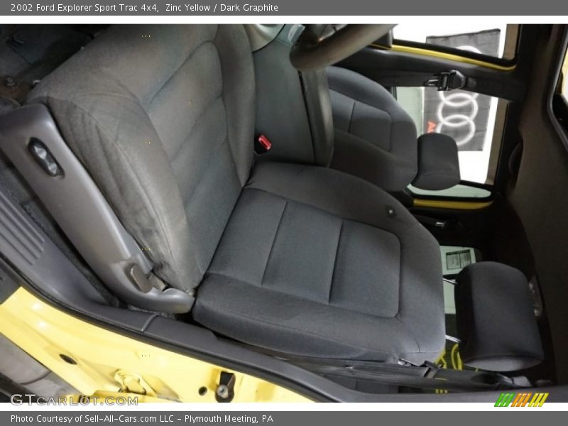 Zinc Yellow / Dark Graphite 2002 Ford Explorer Sport Trac 4x4