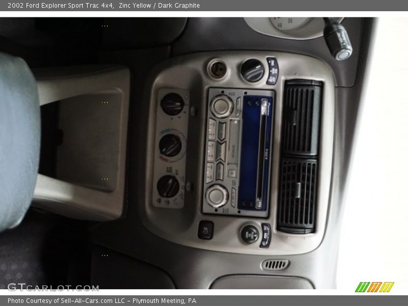 Zinc Yellow / Dark Graphite 2002 Ford Explorer Sport Trac 4x4
