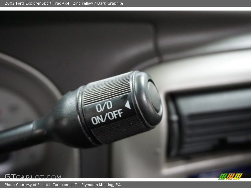 Zinc Yellow / Dark Graphite 2002 Ford Explorer Sport Trac 4x4