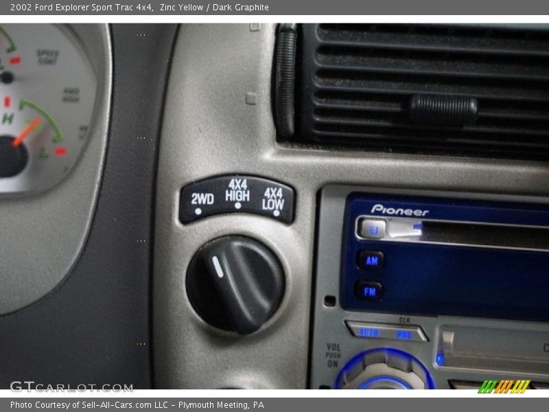 Zinc Yellow / Dark Graphite 2002 Ford Explorer Sport Trac 4x4