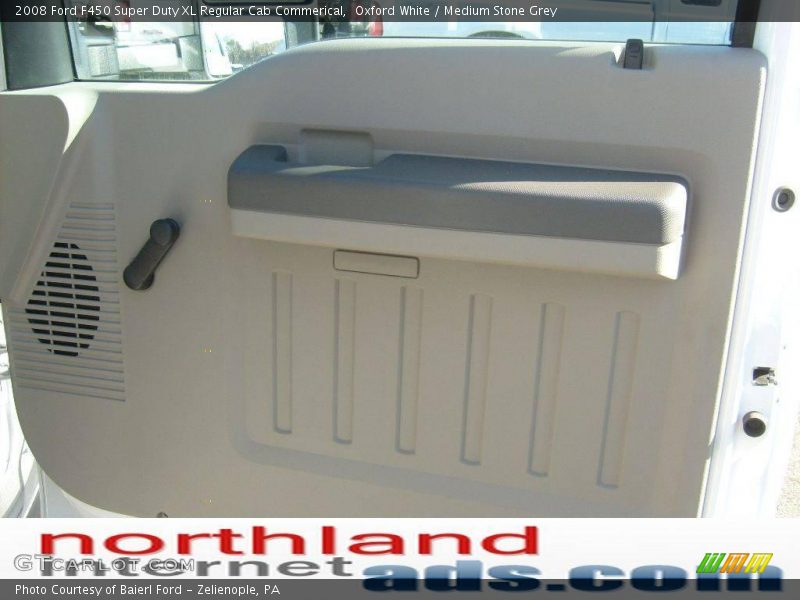 Oxford White / Medium Stone Grey 2008 Ford F450 Super Duty XL Regular Cab Commerical