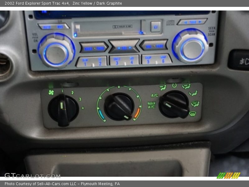 Zinc Yellow / Dark Graphite 2002 Ford Explorer Sport Trac 4x4
