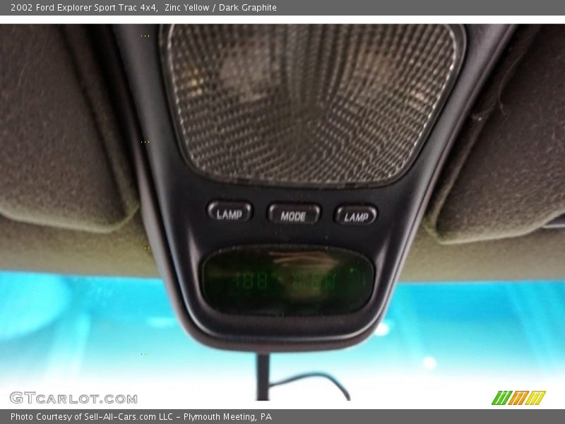 Zinc Yellow / Dark Graphite 2002 Ford Explorer Sport Trac 4x4