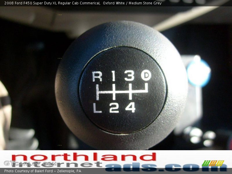 Oxford White / Medium Stone Grey 2008 Ford F450 Super Duty XL Regular Cab Commerical