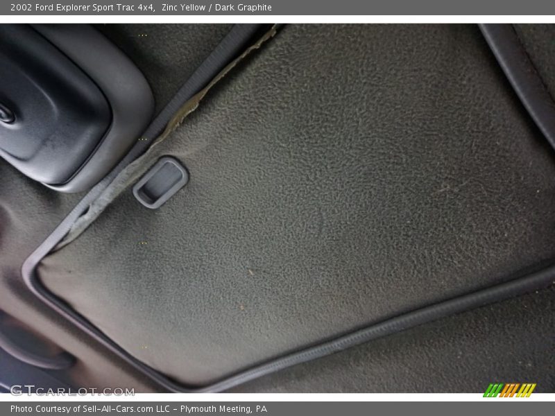 Zinc Yellow / Dark Graphite 2002 Ford Explorer Sport Trac 4x4
