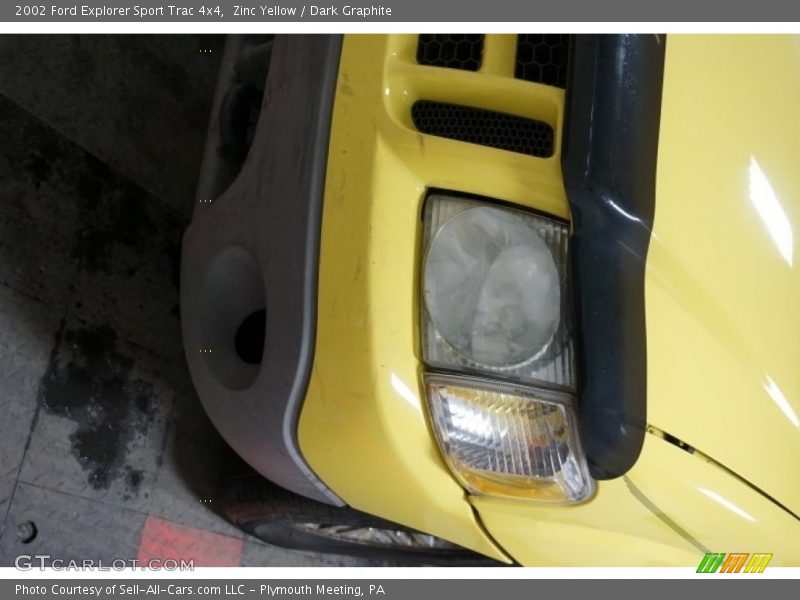 Zinc Yellow / Dark Graphite 2002 Ford Explorer Sport Trac 4x4