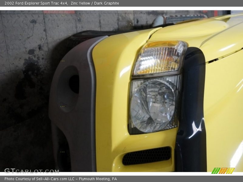 Zinc Yellow / Dark Graphite 2002 Ford Explorer Sport Trac 4x4