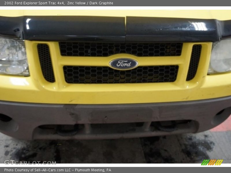 Zinc Yellow / Dark Graphite 2002 Ford Explorer Sport Trac 4x4