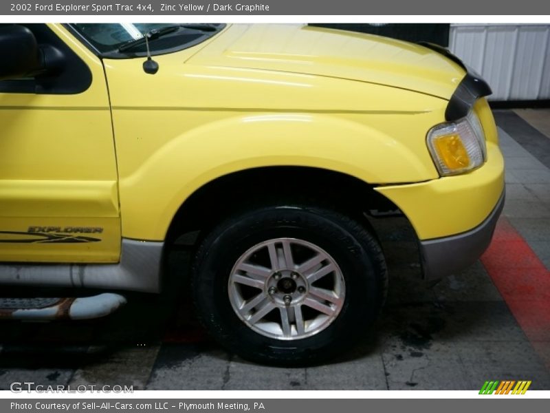 Zinc Yellow / Dark Graphite 2002 Ford Explorer Sport Trac 4x4
