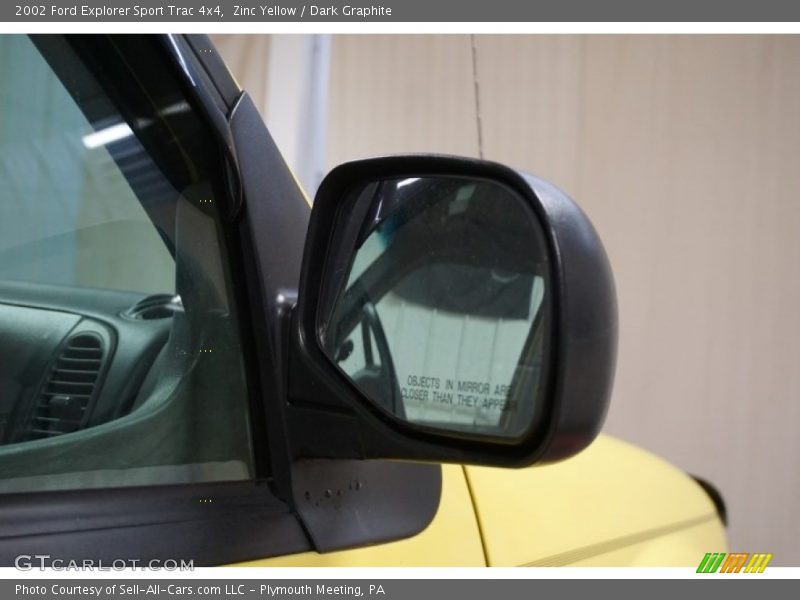 Zinc Yellow / Dark Graphite 2002 Ford Explorer Sport Trac 4x4