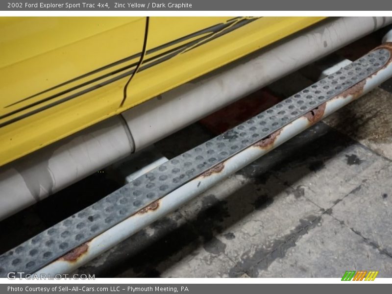 Zinc Yellow / Dark Graphite 2002 Ford Explorer Sport Trac 4x4