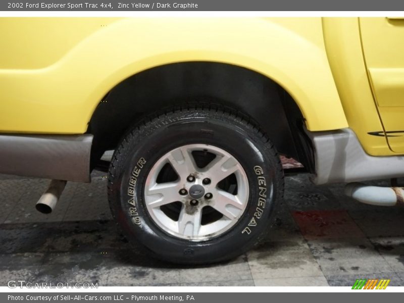 Zinc Yellow / Dark Graphite 2002 Ford Explorer Sport Trac 4x4