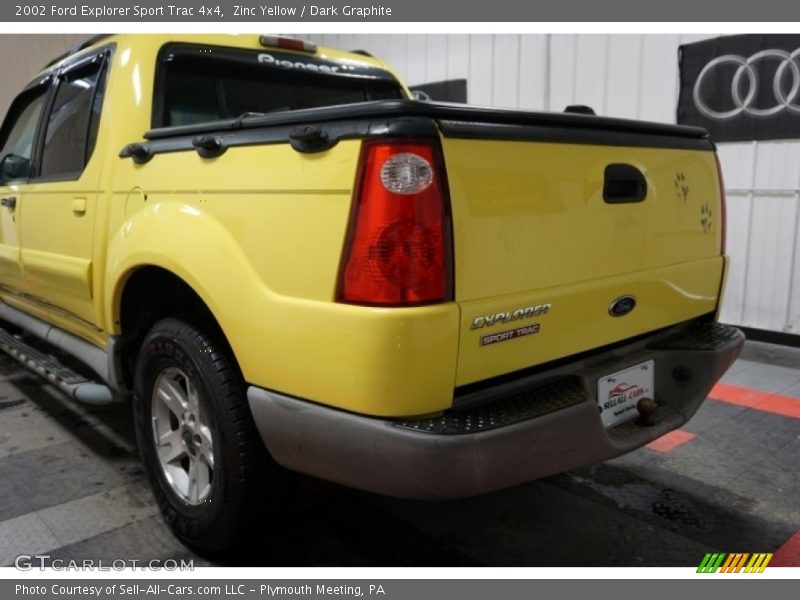 Zinc Yellow / Dark Graphite 2002 Ford Explorer Sport Trac 4x4