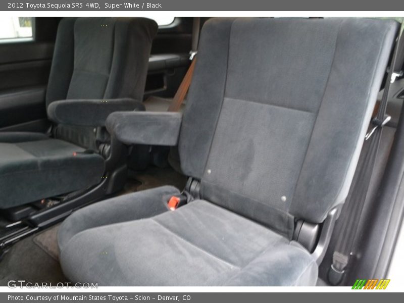 Super White / Black 2012 Toyota Sequoia SR5 4WD