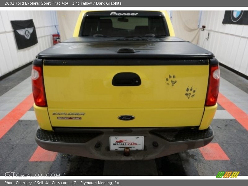 Zinc Yellow / Dark Graphite 2002 Ford Explorer Sport Trac 4x4