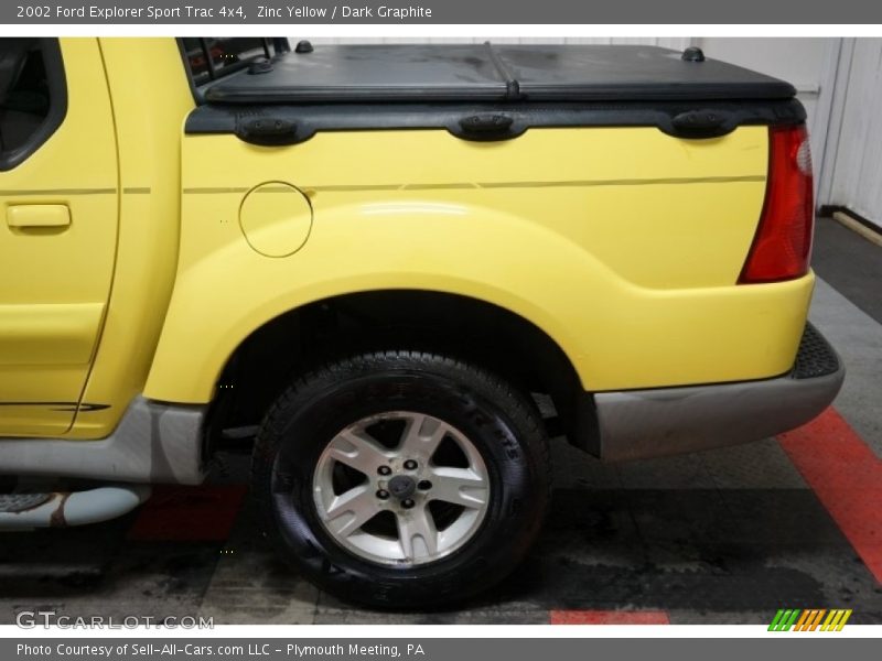 Zinc Yellow / Dark Graphite 2002 Ford Explorer Sport Trac 4x4