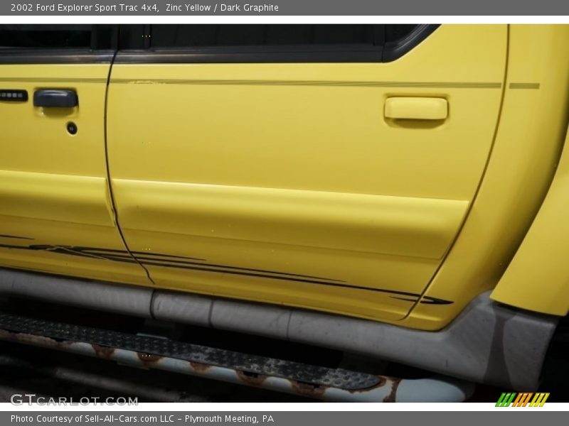 Zinc Yellow / Dark Graphite 2002 Ford Explorer Sport Trac 4x4