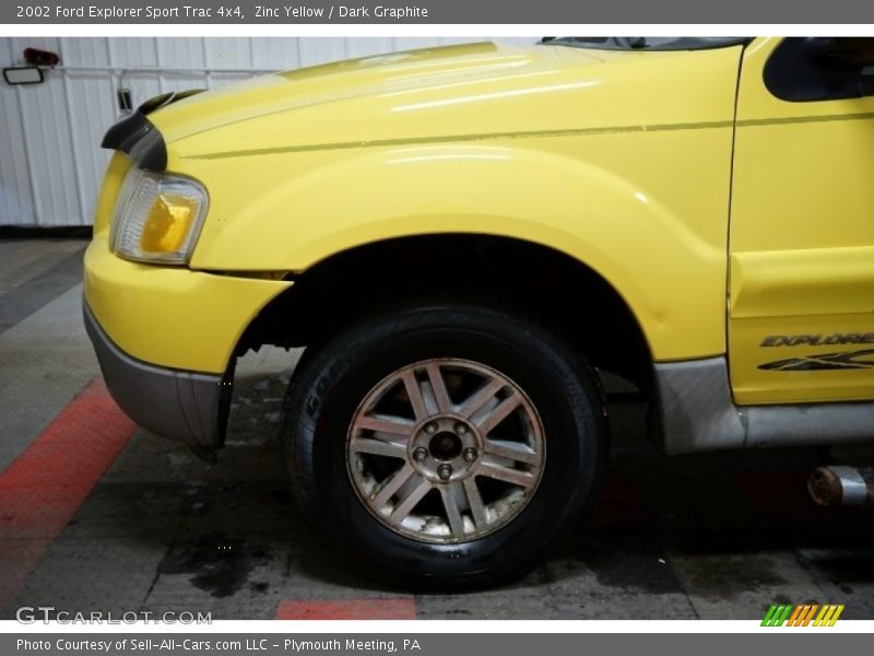 Zinc Yellow / Dark Graphite 2002 Ford Explorer Sport Trac 4x4