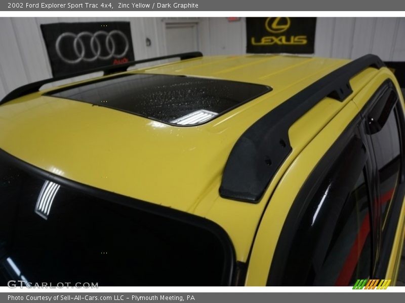 Zinc Yellow / Dark Graphite 2002 Ford Explorer Sport Trac 4x4