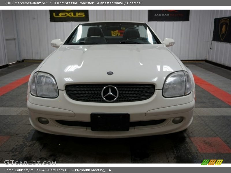 Alabaster White / Charcoal 2003 Mercedes-Benz SLK 230 Kompressor Roadster