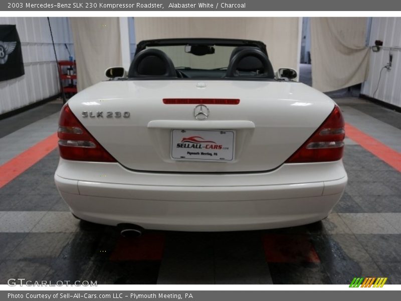 Alabaster White / Charcoal 2003 Mercedes-Benz SLK 230 Kompressor Roadster