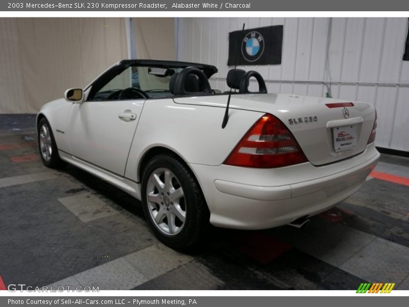 Alabaster White / Charcoal 2003 Mercedes-Benz SLK 230 Kompressor Roadster