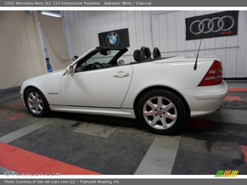 Alabaster White / Charcoal 2003 Mercedes-Benz SLK 230 Kompressor Roadster