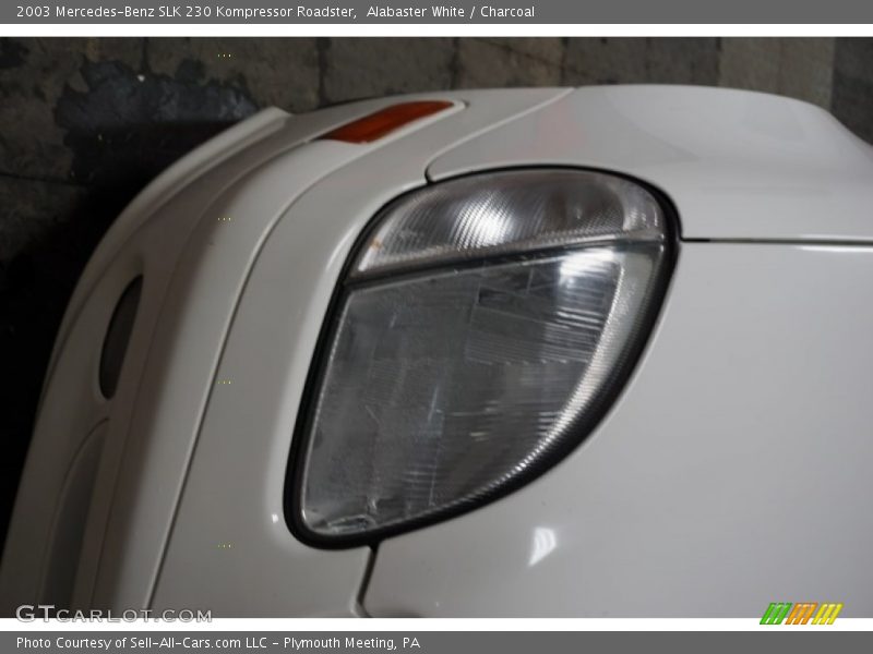 Alabaster White / Charcoal 2003 Mercedes-Benz SLK 230 Kompressor Roadster