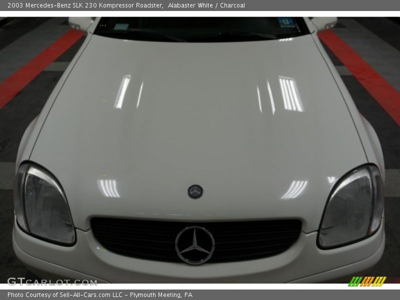 Alabaster White / Charcoal 2003 Mercedes-Benz SLK 230 Kompressor Roadster
