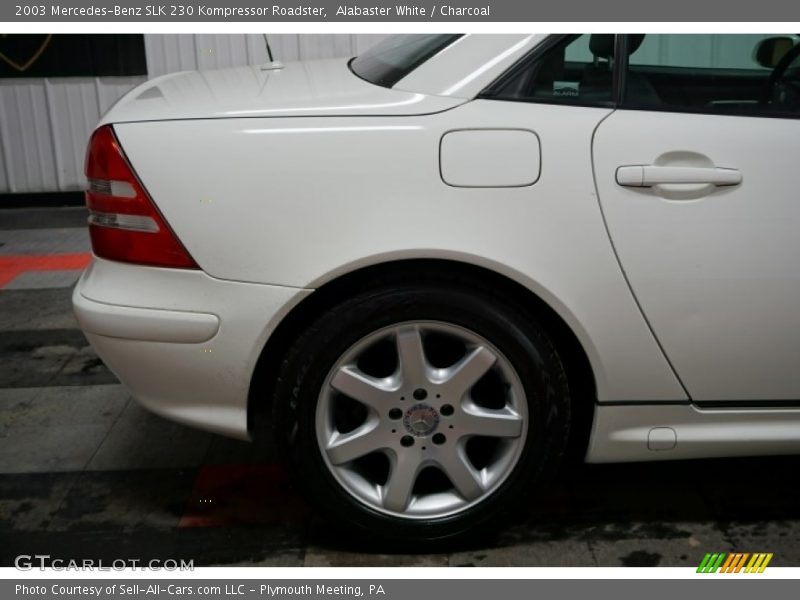 Alabaster White / Charcoal 2003 Mercedes-Benz SLK 230 Kompressor Roadster