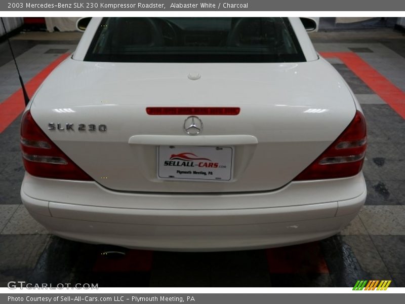 Alabaster White / Charcoal 2003 Mercedes-Benz SLK 230 Kompressor Roadster