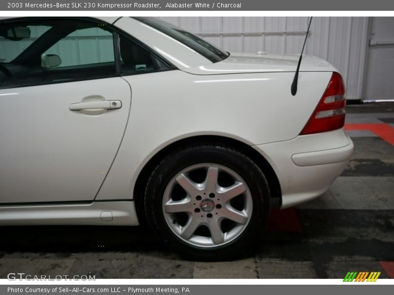 Alabaster White / Charcoal 2003 Mercedes-Benz SLK 230 Kompressor Roadster