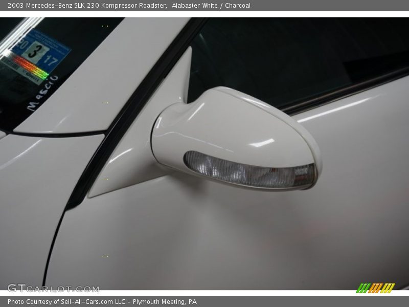 Alabaster White / Charcoal 2003 Mercedes-Benz SLK 230 Kompressor Roadster