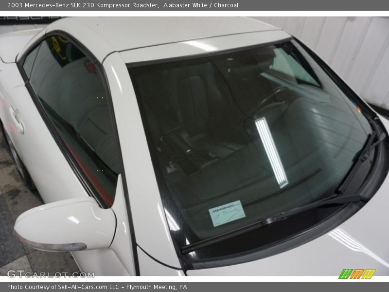 Alabaster White / Charcoal 2003 Mercedes-Benz SLK 230 Kompressor Roadster