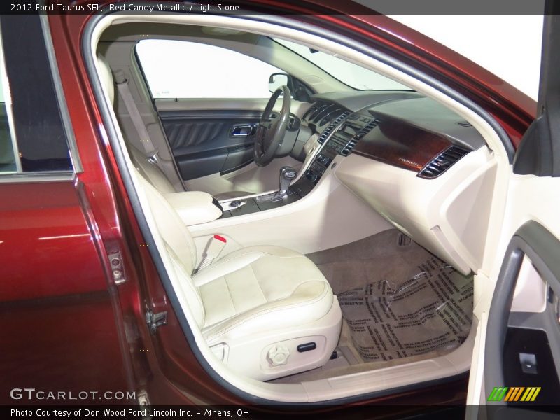 Red Candy Metallic / Light Stone 2012 Ford Taurus SEL