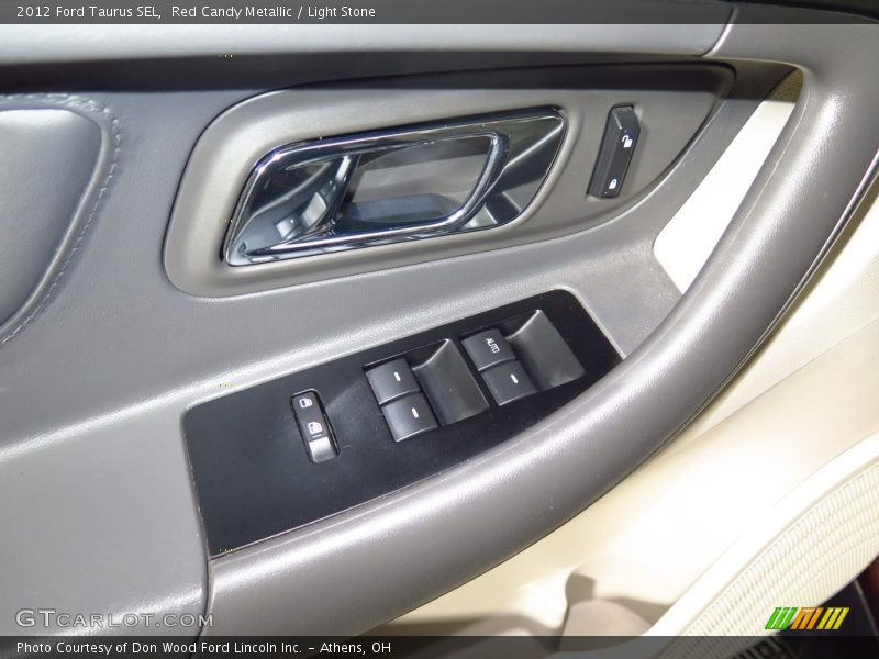 Red Candy Metallic / Light Stone 2012 Ford Taurus SEL