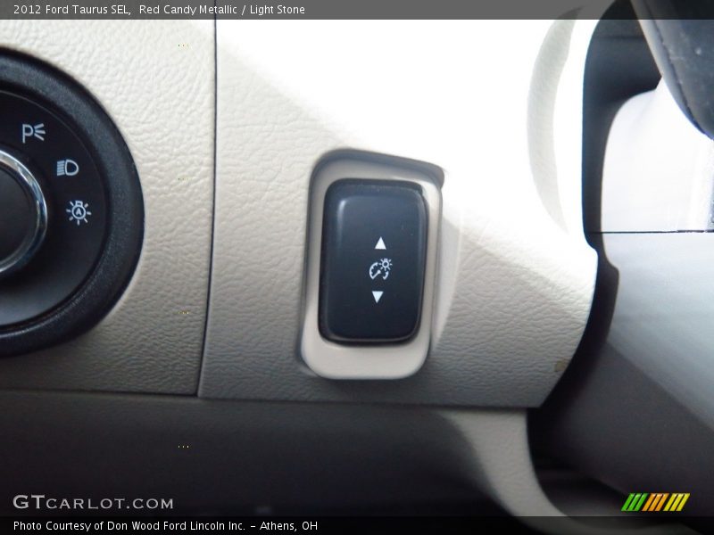 Red Candy Metallic / Light Stone 2012 Ford Taurus SEL