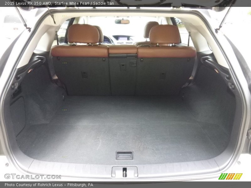 Starfire White Pearl / Saddle Tan 2015 Lexus RX 350 AWD