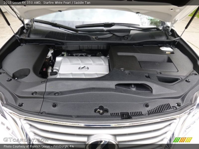 Starfire White Pearl / Saddle Tan 2015 Lexus RX 350 AWD