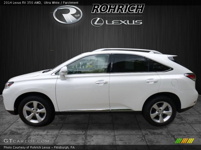 Ultra White / Parchment 2014 Lexus RX 350 AWD