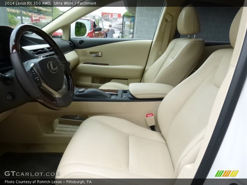 Ultra White / Parchment 2014 Lexus RX 350 AWD