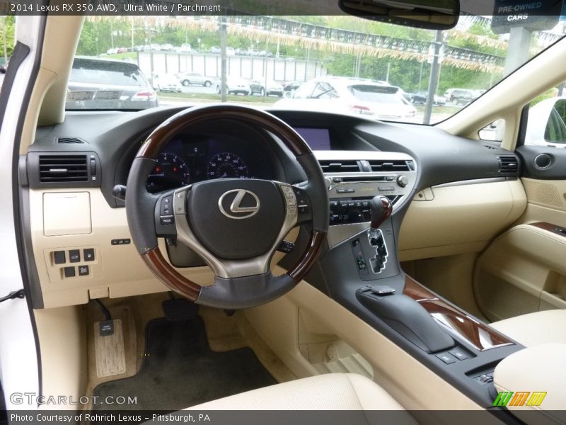 Ultra White / Parchment 2014 Lexus RX 350 AWD