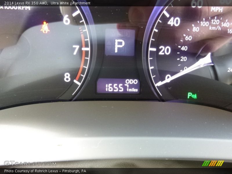 Ultra White / Parchment 2014 Lexus RX 350 AWD